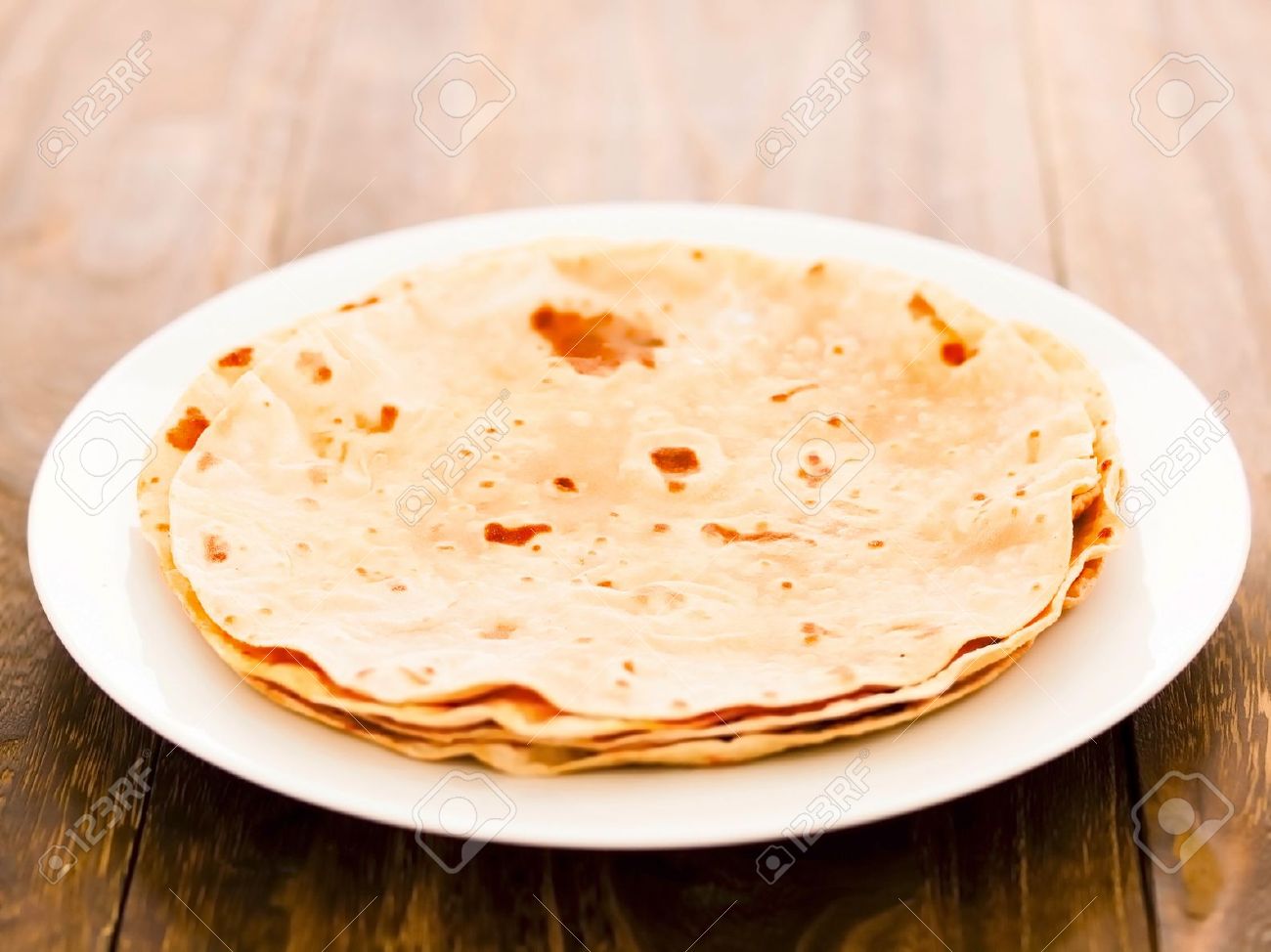 13605588-close-up-of-a-plate-of-indian-chapati-bread-stock-photo-chapati